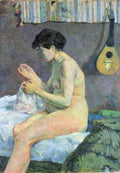 Study of a Nude by Gauguin A4 Photo Print