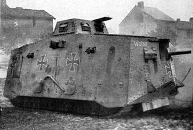 Sturmpanzerwagen A7v A4 Photo Print