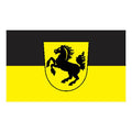 Stuttgart City Flag N6108 A4 Photo Print
