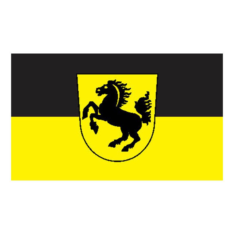 Stuttgart City Flag N6108 A4 Photo Print