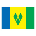 Stvincent Flag N1828 A4 Photo Print
