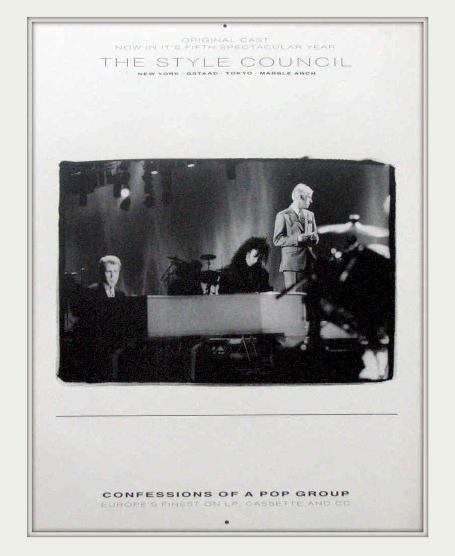 Style Council Marble Vintage Retro Advert Poster A4 Photo Print