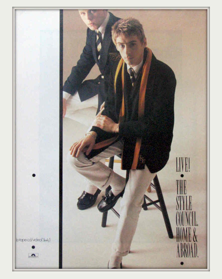 Style Council Men Vintage Retro Advert Poster A4 Photo Print