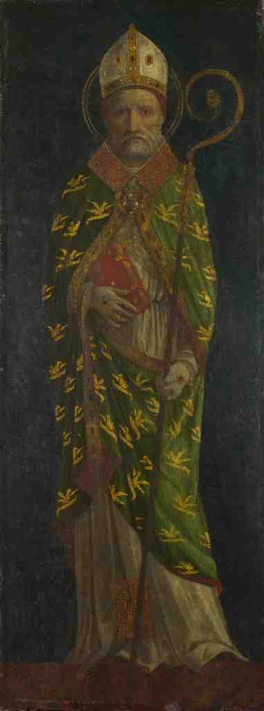 Style of Ambrogio Bergognone Saint Ambrose A4 Photo Print