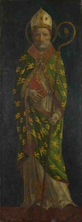Style of Ambrogio Bergognone Saint Ambrose A4 Photo Print