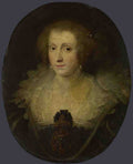 Style of Anthony van Dyck Portrait of a Woman A4 Photo Print
