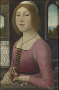 Style of Domenico Ghirlandaio Costanza Caetani A4 Photo Print