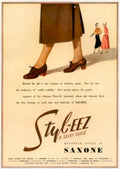 Styleez Shoes 1930s 1940s Vintage Retro Advert Poster