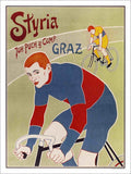 Styria Puch Bicycles Vintage Retro Advert Poster A4 Photo Print
