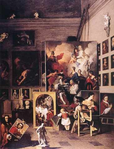 Subleyras Pierre The Studio Of The Painter A4 Photo Print