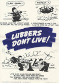 Submarine Lubbers Dont American World War II Advert Poster
