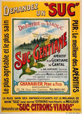 Suc Gentiane 1930S Aperitif Liqueur French Vintage Advert A4 Photo Print