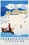 Sudbahn Advert A4 Photo Print