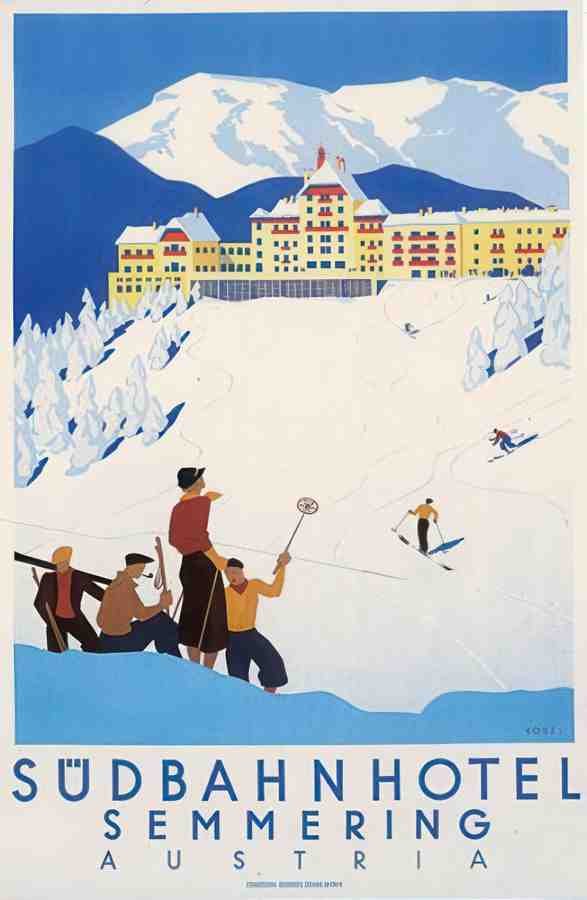 Sudbahn Vintage Advert A4 Photo Print