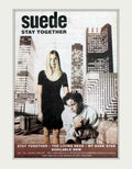 Suede Stay Together Vintage Retro Advert Poster A4 Photo Print