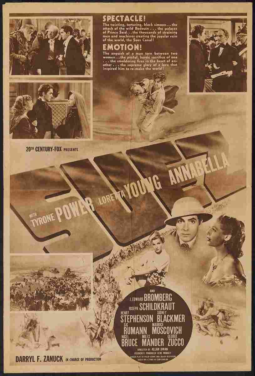  Suez 04 film star poster A4 Photo Print