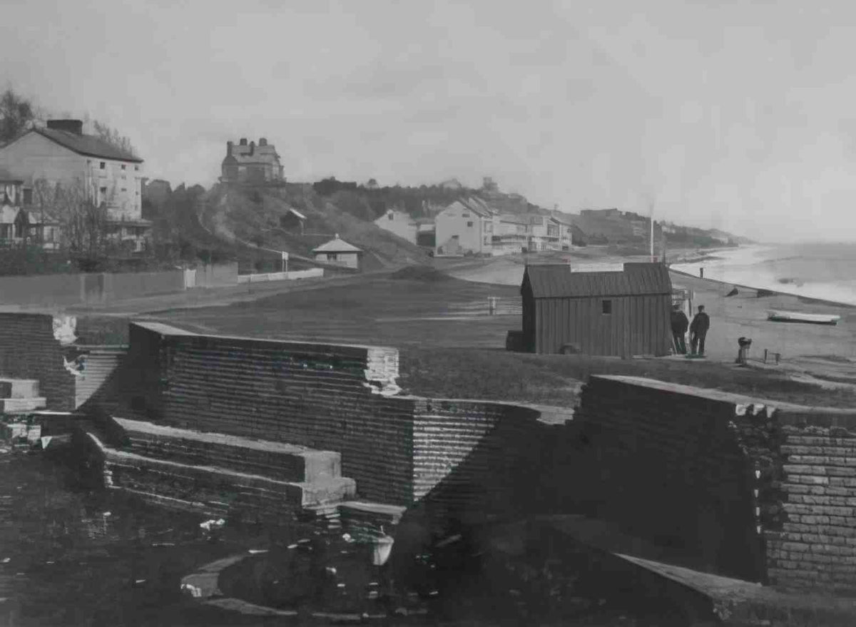Suffolk Felixstowe Old Battery Looking East Vintage A4 Photo Print