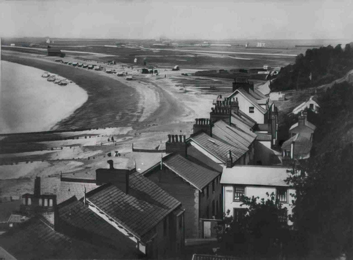 Suffolk Felixstowe from the rooftops Vintage A4 Photo Print