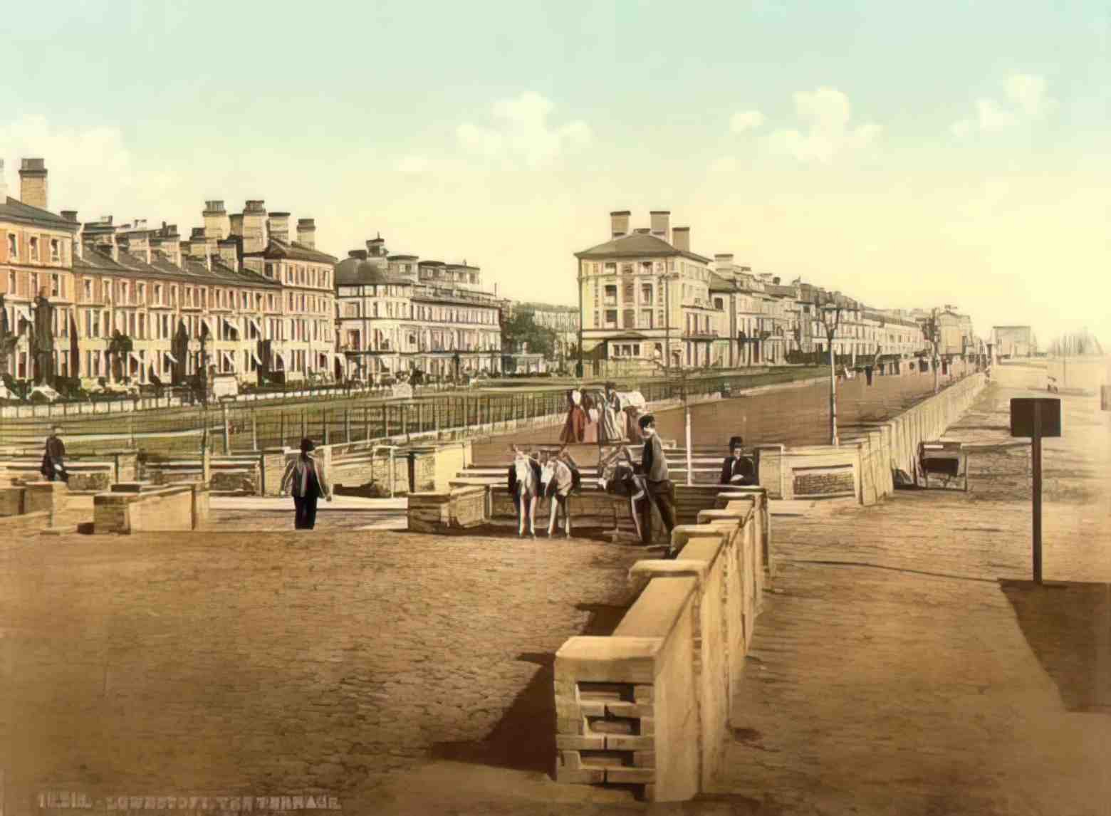 Suffolk Lowestoft The Terrace Vintage A4 Photo Print