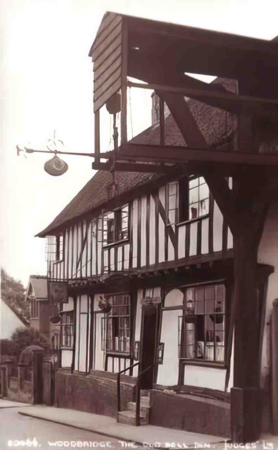 Suffolk Woodbridge The Old Bell Inn Vintage A4 Photo Print