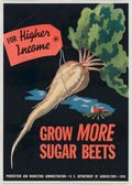Sugar Beets 1946 American World War II Advert Poster