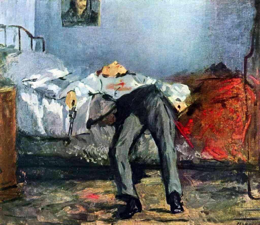 Suicide Manet A4 Photo Print