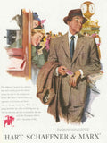 Suit Fitting Hart 1950s Vintage Retro Advert Poster