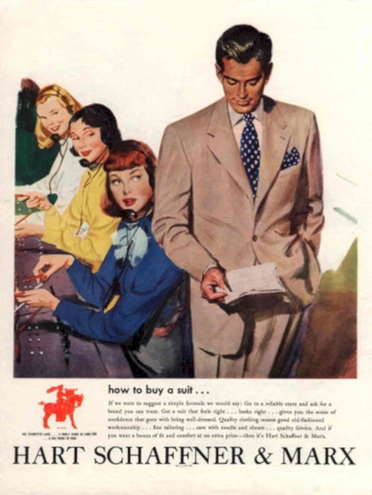 Suit Measurement Hsm 1940s Vintage Retro Advert Poster