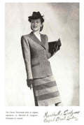 Suit Woman Bag 1950s Vintage Retro Advert Poster