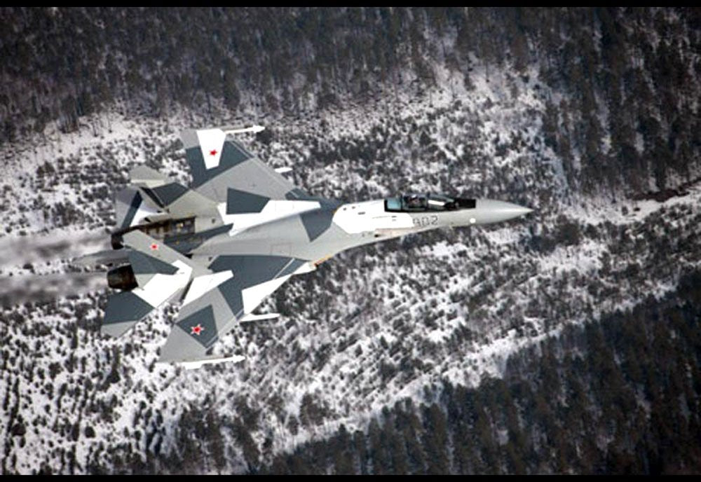 Sukhoi Su35 Super Flanker Multirole Combat Fighter Russia 14 A4 Photo Print
