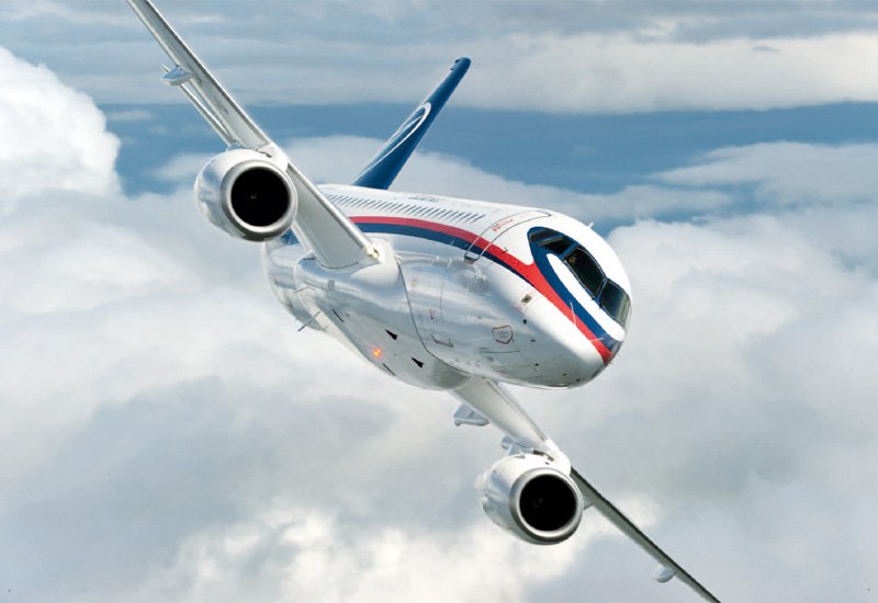 Sukhoi Superjet 100 A4 Photo Print