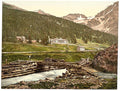 Sulden Hotel II Sulden Tyrol Vintage A4 Photo Print