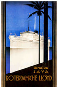 Sumatra Java Rotterdamse Vintage Retro Advert Poster A4 Photo Print