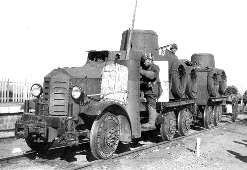 Sumida M2593 Railway Armored Car Imperial Japan A4 Photo Print
