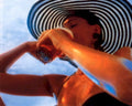Summer Cocktail Woman 1990s Vintage Retro Advert