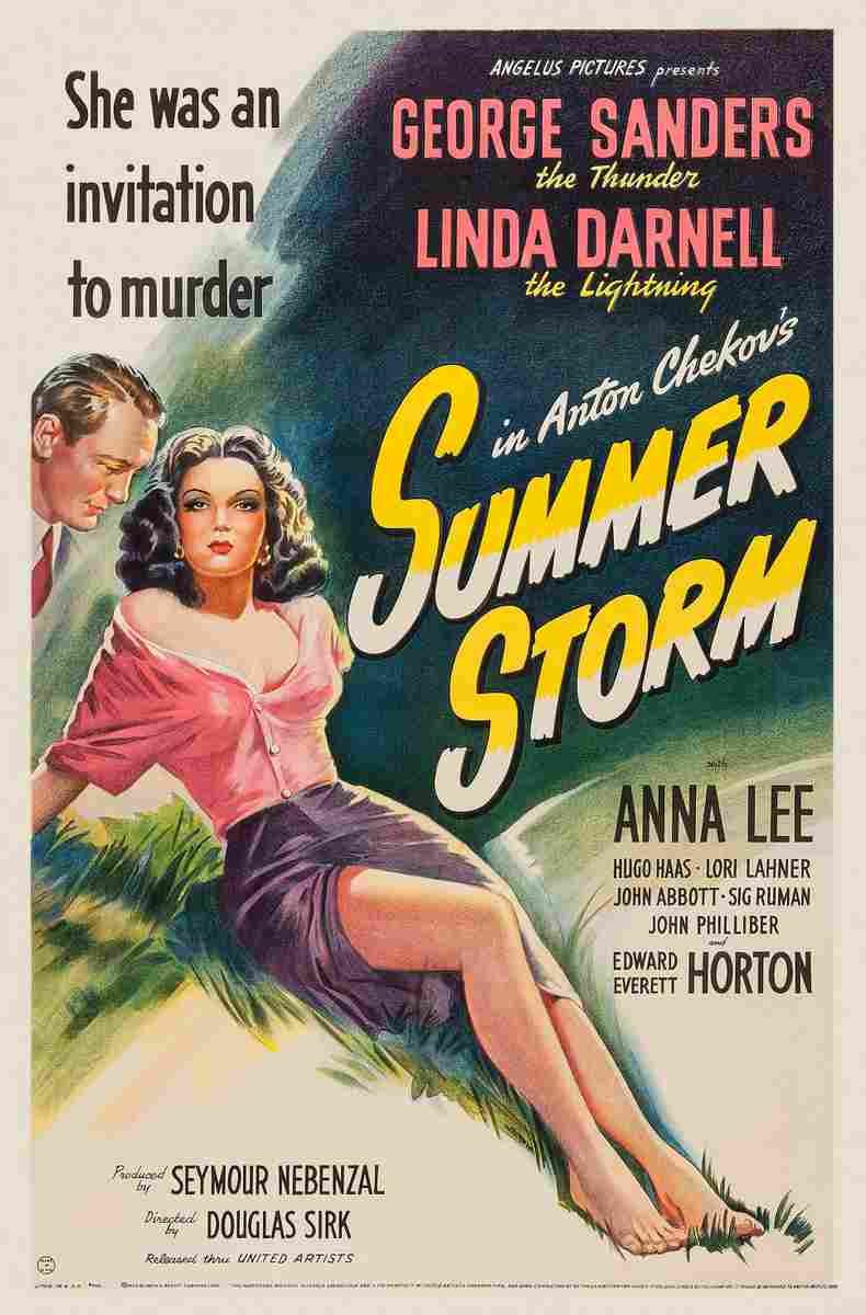  Summer Storm 1944 01 film star poster A4 Photo Print