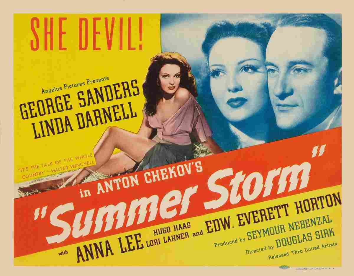  Summer Storm 1944 02 film star poster A4 Photo Print