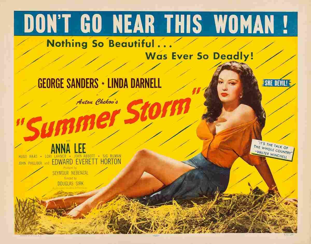  Summer Storm 1944 03 film star poster A4 Photo Print