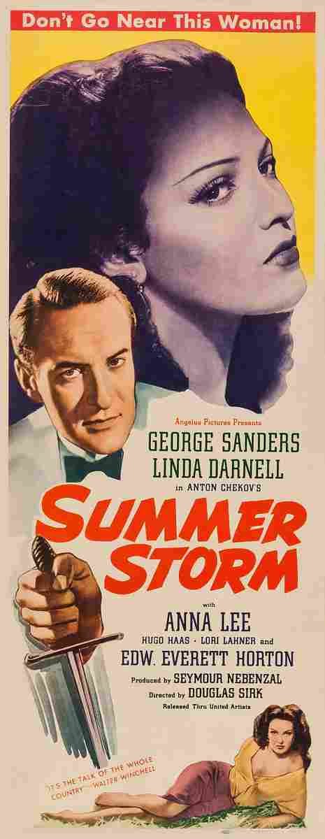  Summer Storm 1944 04 film star poster A4 Photo Print