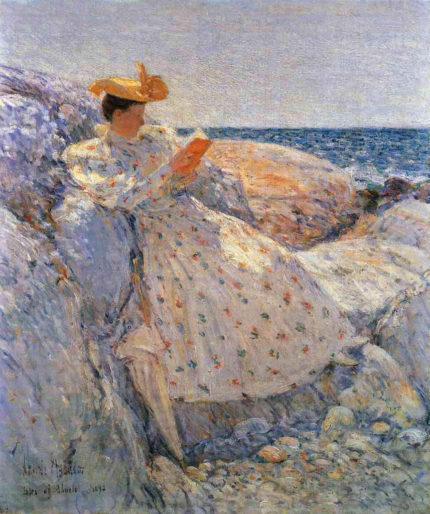 Summer Sunlight Hassam Impressionism American A4 Photo Print