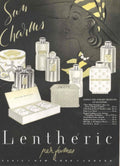 Sun Charles Perfume 1940s Vintage Retro Advert Poster