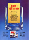 Sun Dishwasher Glass Vintage Retro Advert Poster A4 Photo Print