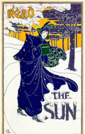 Sun Woman Winter Vintage Retro Advert Poster A4 Photo Print