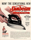 Sunbeam Ironmaster Iron 1950s Vintage Retro Advert Poster