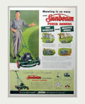 Sunbeam Mower Speeds Vintage Retro Advert Poster A4 Photo Print