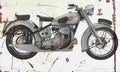 Sunbeam S8 1953 Aged Vintage A4 Photo Print