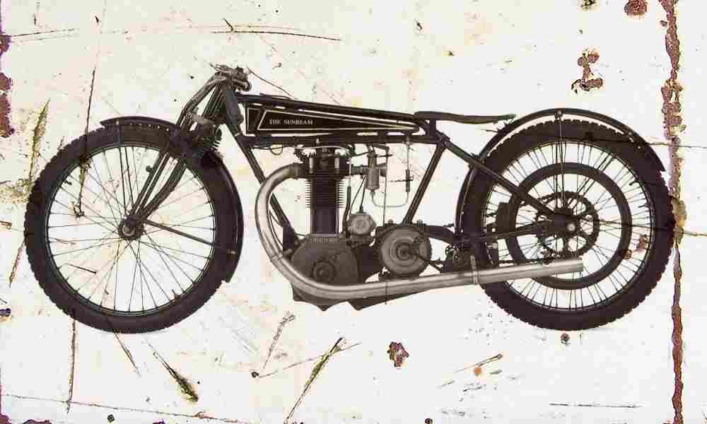 Sunbeam Sprinter 1923 Aged Vintage A4 Photo Print