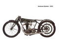 Sunbeam Sprinter 1923 motorbike A4 Photo Print