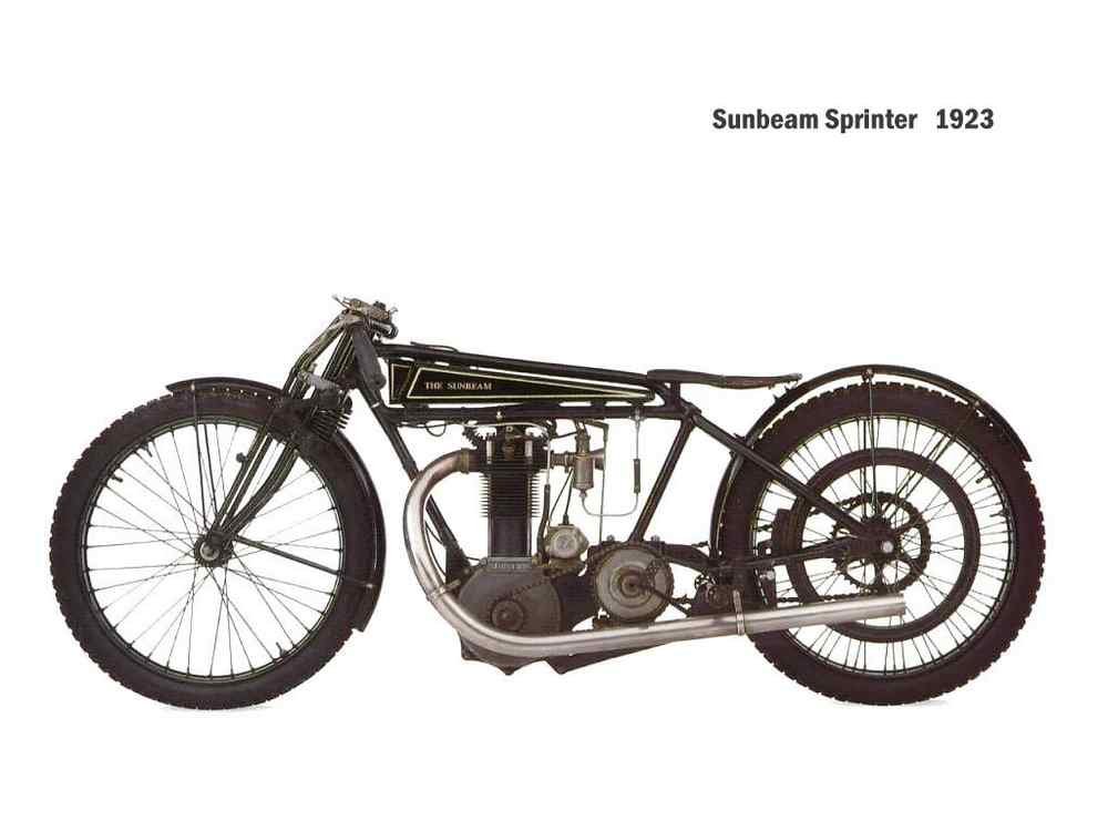 Sunbeam Sprinter 1923 motorbike A4 Photo Print