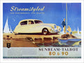 Sunbeam Talbot Car Advert 1949 Vintage Retro Advert Poster A4 Photo Print